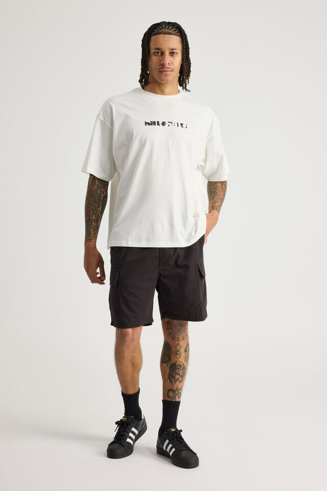 Half Half Pull On Cargo Short