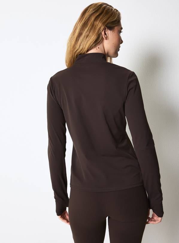 Half Zip Long Sleeve Yoga Top